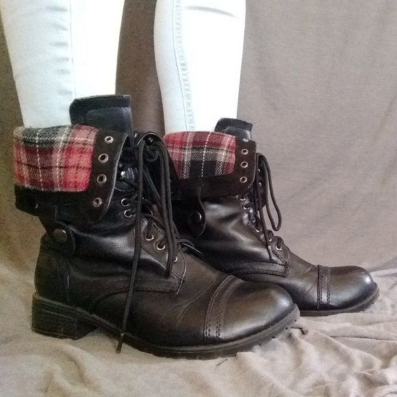 Shoes - Black Combat Boots